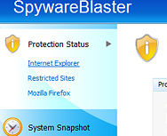 Spywareblaster Protection Status